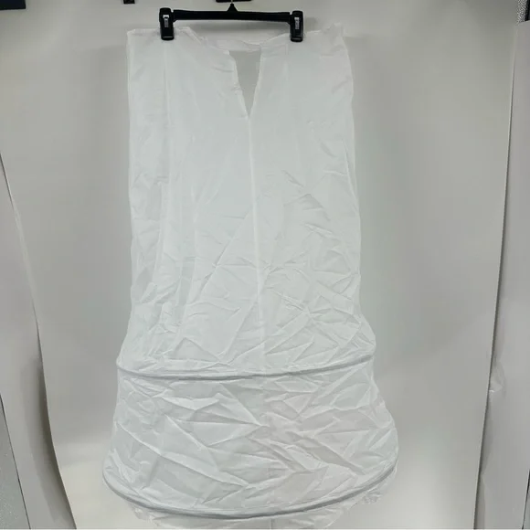 New Hoop Slip with Lace Trim. Bridal White Size XL - Picture 3 of 8